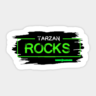 Tarzan Rocks Sticker